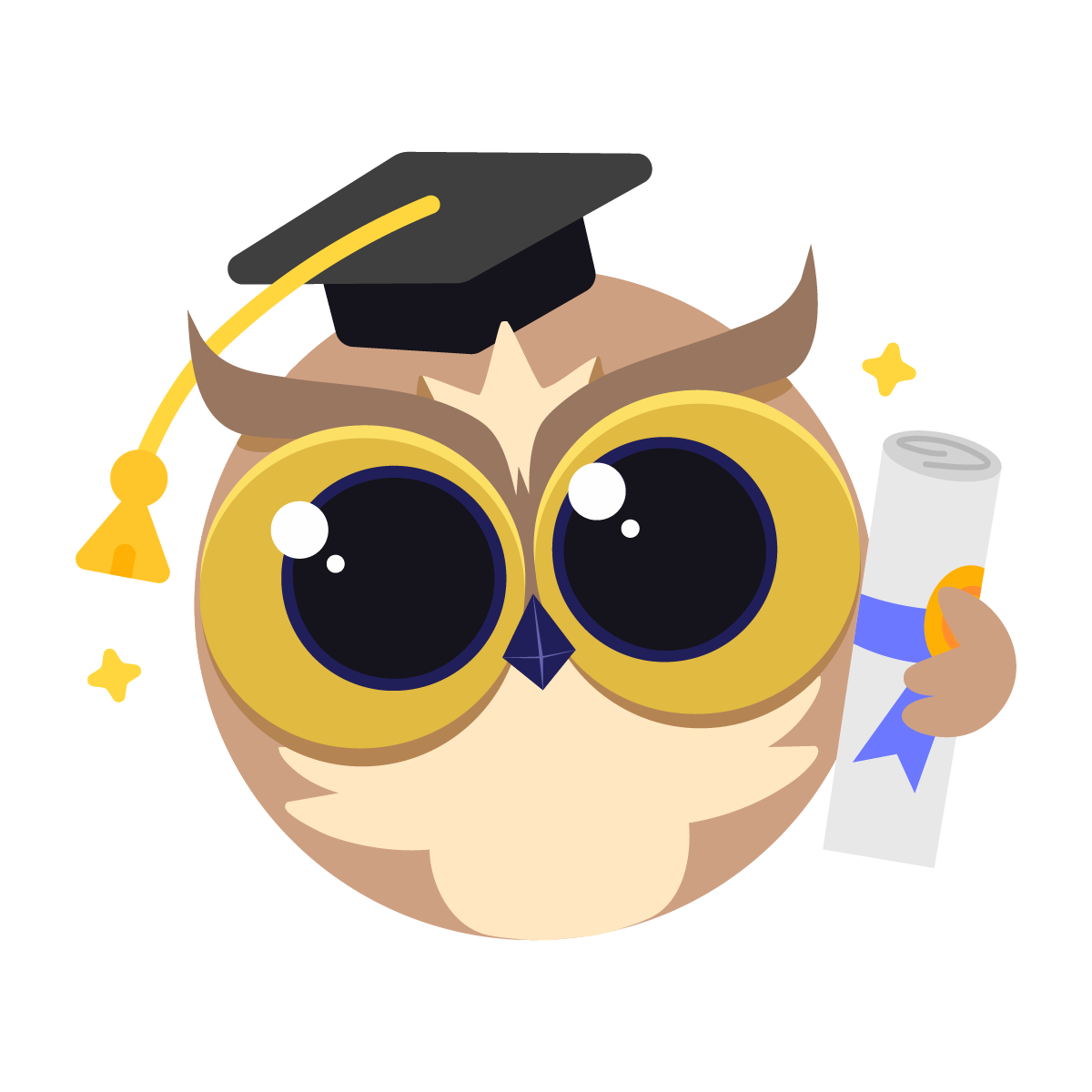 Owlie graduating