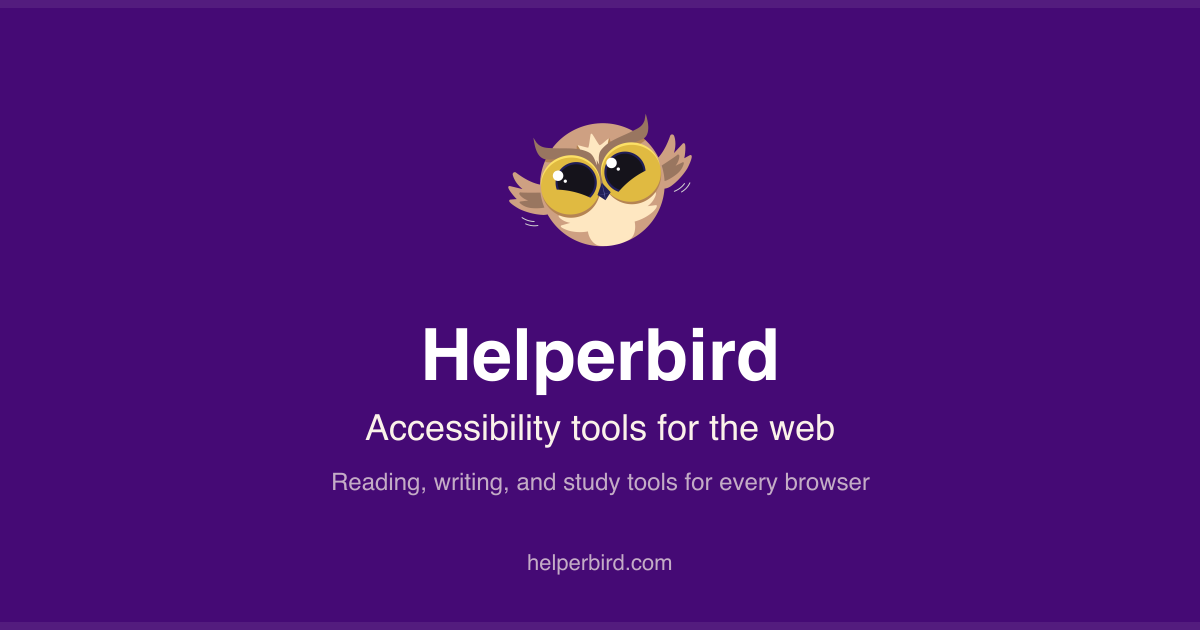 Introducing Helperbird Academy Introducing Helperbird Academy